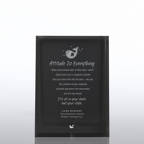View larger image of Glass Award Character Plaque - Black
